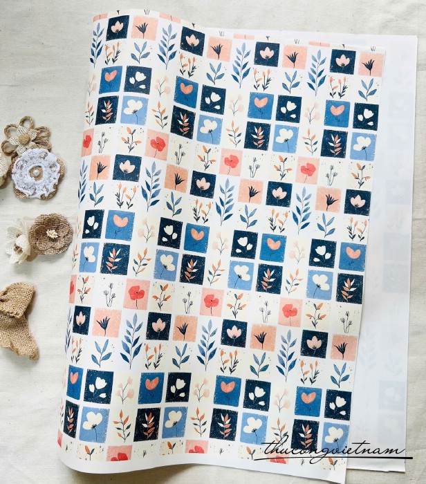 Giấy gói quà Fo Kem - B40